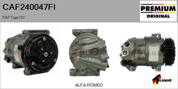 FLAMAR CAF240047FI - Compresseur, climatisation cwaw.fr