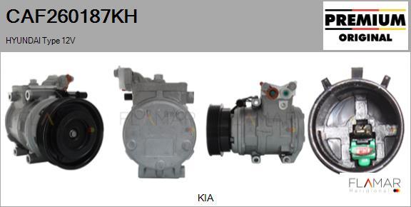 FLAMAR CAF260187KH - Compresseur, climatisation cwaw.fr