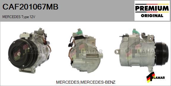 FLAMAR CAF201067MB - Compresseur, climatisation cwaw.fr