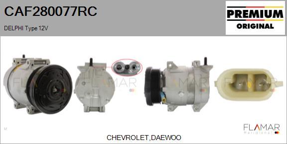 FLAMAR CAF280077RC - Compresseur, climatisation cwaw.fr