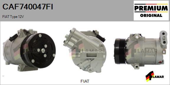 FLAMAR CAF740047FI - Compresseur, climatisation cwaw.fr