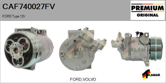 FLAMAR CAF740027FV - Compresseur, climatisation cwaw.fr