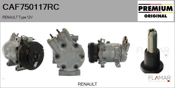 FLAMAR CAF750117RC - Compresseur, climatisation cwaw.fr