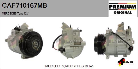 FLAMAR CAF710167MB - Compresseur, climatisation cwaw.fr