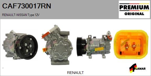 FLAMAR CAF730017RN - Compresseur, climatisation cwaw.fr