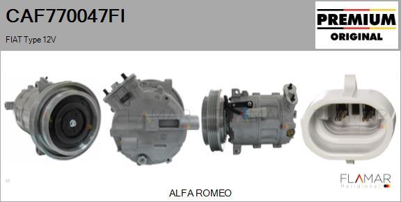 FLAMAR CAF770047FI - Compresseur, climatisation cwaw.fr