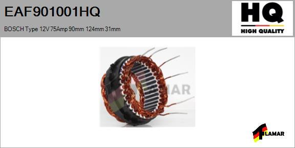 FLAMAR EAF901001HQ - Stator, alternateur cwaw.fr