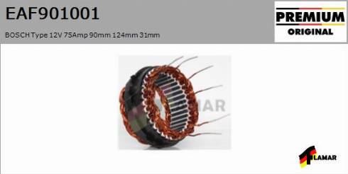 FLAMAR EAF901001
 - Stator, alternateur cwaw.fr