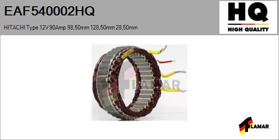 FLAMAR EAF540002HQ - Stator, alternateur cwaw.fr