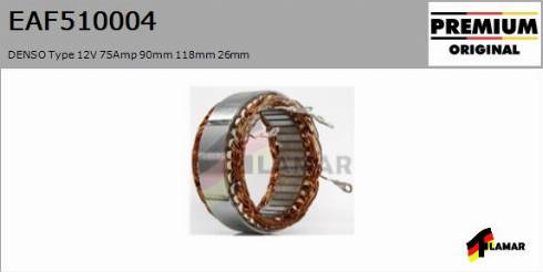 FLAMAR EAF510004
 - Stator, alternateur cwaw.fr