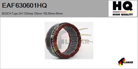 FLAMAR EAF630601HQ - Stator, alternateur cwaw.fr