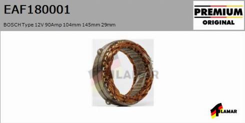 FLAMAR EAF180001
 - Stator, alternateur cwaw.fr