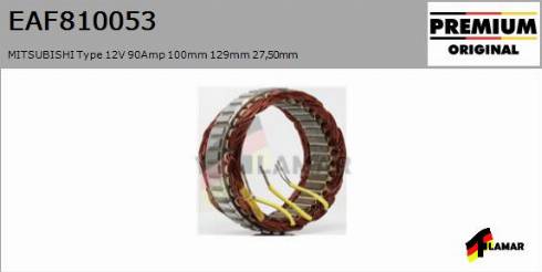 FLAMAR EAF810053
 - Stator, alternateur cwaw.fr