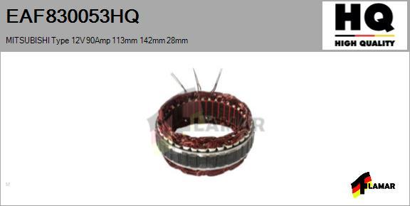 FLAMAR EAF830053HQ - Stator, alternateur cwaw.fr