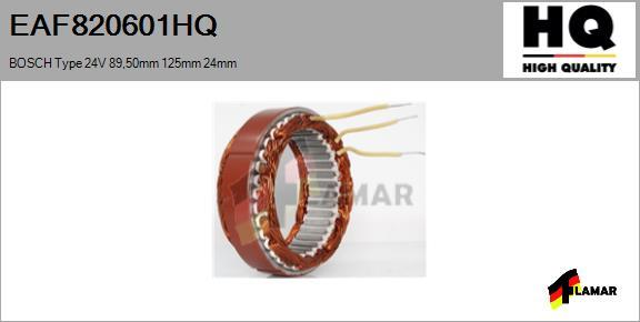 FLAMAR EAF820601HQ - Stator, alternateur cwaw.fr