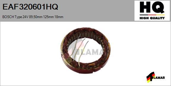 FLAMAR EAF320601HQ - Stator, alternateur cwaw.fr