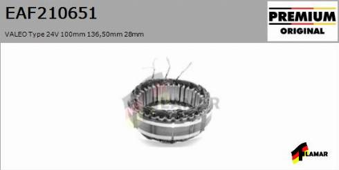 FLAMAR EAF210651
 - Stator, alternateur cwaw.fr