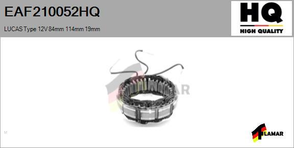 FLAMAR EAF210052HQ - Stator, alternateur cwaw.fr