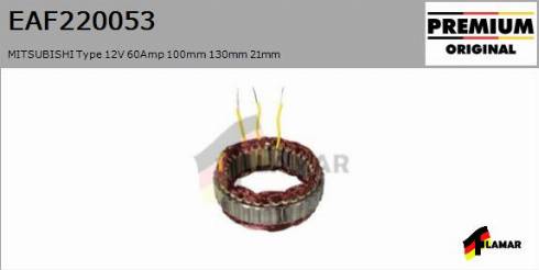 FLAMAR EAF220053
 - Stator, alternateur cwaw.fr