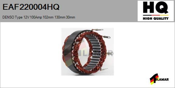 FLAMAR EAF220004HQ - Stator, alternateur cwaw.fr