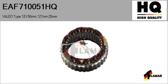 FLAMAR EAF710051HQ - Stator, alternateur cwaw.fr