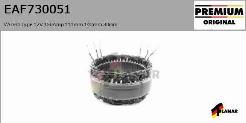 FLAMAR EAF730051
 - Stator, alternateur cwaw.fr