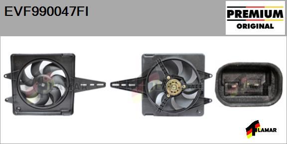 FLAMAR EVF990047FI - Moteur électrique, ventilateur pour radiateurs cwaw.fr