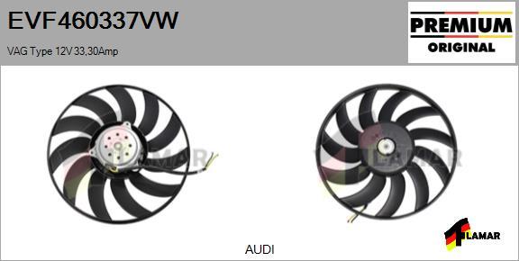 FLAMAR EVF460337VW - Ventilateur, refroidissement du moteur cwaw.fr