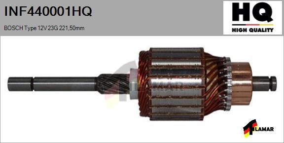 FLAMAR INF440001HQ - Induit, démarreur cwaw.fr