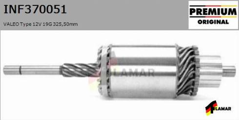 FLAMAR INF370051
 - Induit, démarreur cwaw.fr