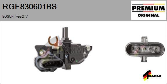 FLAMAR RGF830601BS - Régulateur d'alternateur cwaw.fr