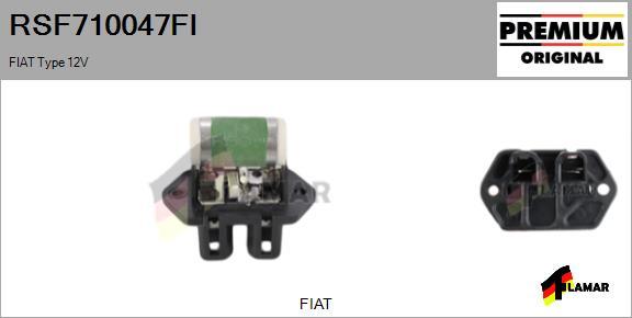 FLAMAR RSF710047FI - Résistance de série, moteur électrique-ventilateur du radiat cwaw.fr