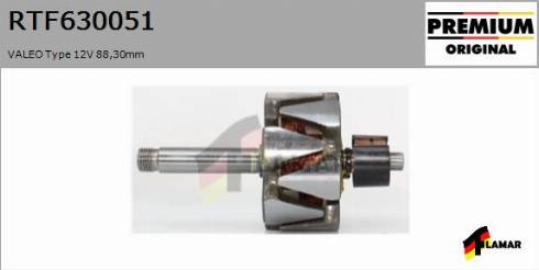 FLAMAR RTF630051
 - Rotor, alternateur cwaw.fr