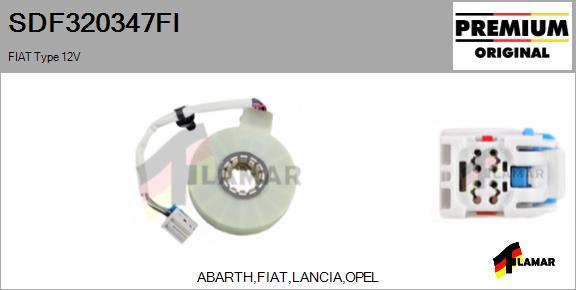 FLAMAR SDF320347FI - Détecteur de l'angle de braquage cwaw.fr