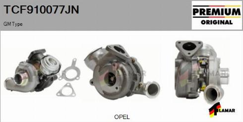 FLAMAR TCF910077JN - Turbocompresseur, suralimentation cwaw.fr