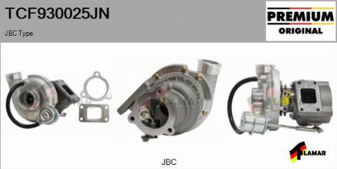 FLAMAR TCF930025JN - Turbocompresseur, suralimentation cwaw.fr