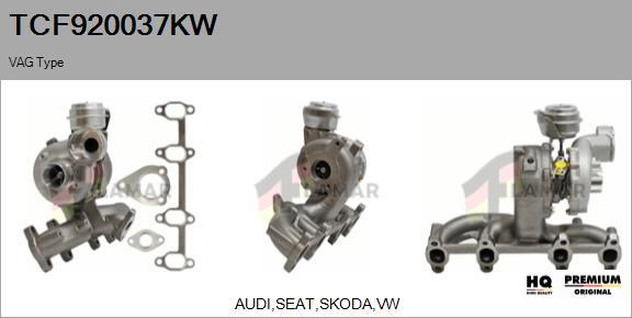 FLAMAR TCF920037KW - Turbocompresseur, suralimentation cwaw.fr