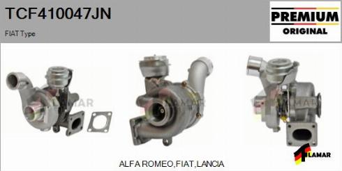 FLAMAR TCF410047JN - Turbocompresseur, suralimentation cwaw.fr