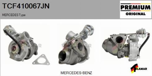 FLAMAR TCF410067JN - Turbocompresseur, suralimentation cwaw.fr