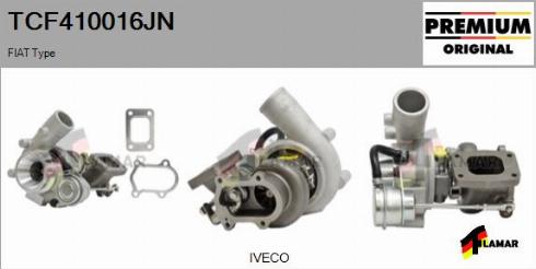 FLAMAR TCF410016JN - Turbocompresseur, suralimentation cwaw.fr