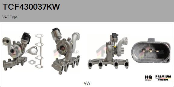 FLAMAR TCF430037KW - Turbocompresseur, suralimentation cwaw.fr