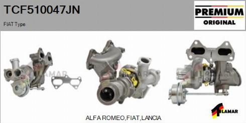 FLAMAR TCF510047JN - Turbocompresseur, suralimentation cwaw.fr