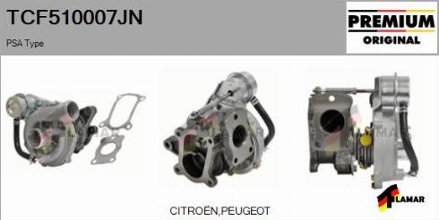 FLAMAR TCF510007JN - Turbocompresseur, suralimentation cwaw.fr