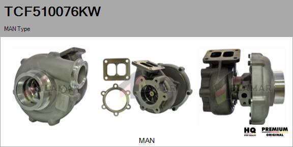 FLAMAR TCF510076KW - Turbocompresseur, suralimentation cwaw.fr