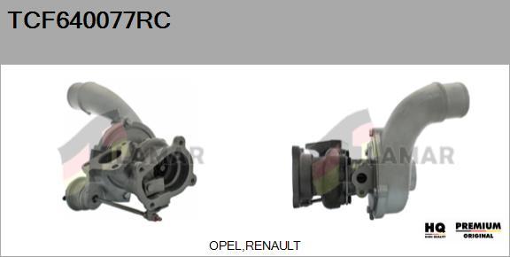 FLAMAR TCF640077RC - Turbocompresseur, suralimentation cwaw.fr