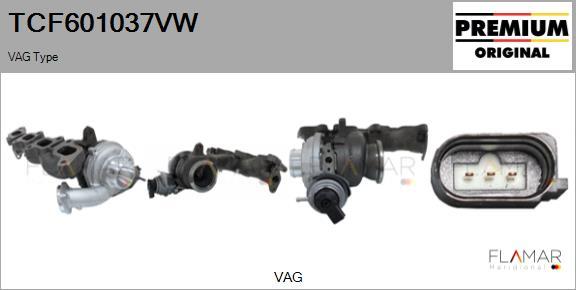 FLAMAR TCF601037VW - Turbocompresseur, suralimentation cwaw.fr