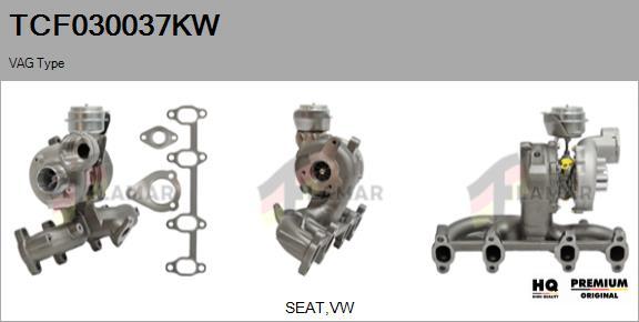 FLAMAR TCF030037KW - Turbocompresseur, suralimentation cwaw.fr