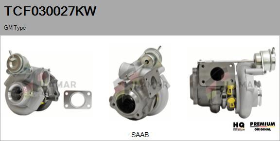 FLAMAR TCF030027KW - Turbocompresseur, suralimentation cwaw.fr