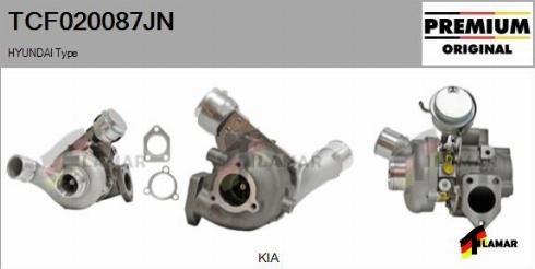 FLAMAR TCF020087JN - Turbocompresseur, suralimentation cwaw.fr