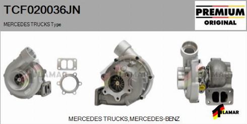 FLAMAR TCF020036JN - Turbocompresseur, suralimentation cwaw.fr